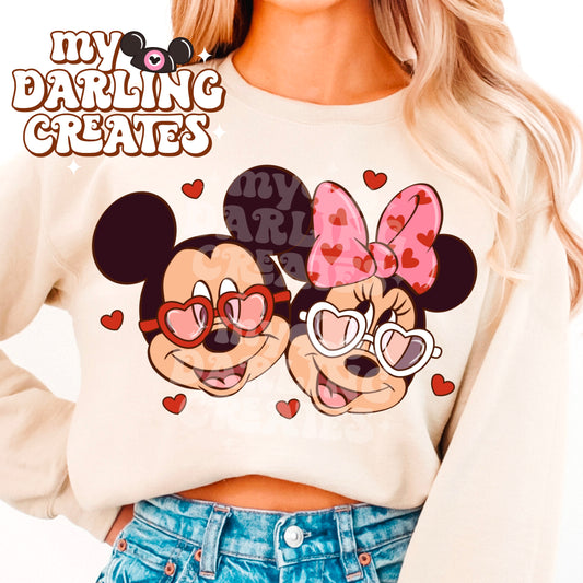 Love Struck Mouse Version Two PNG