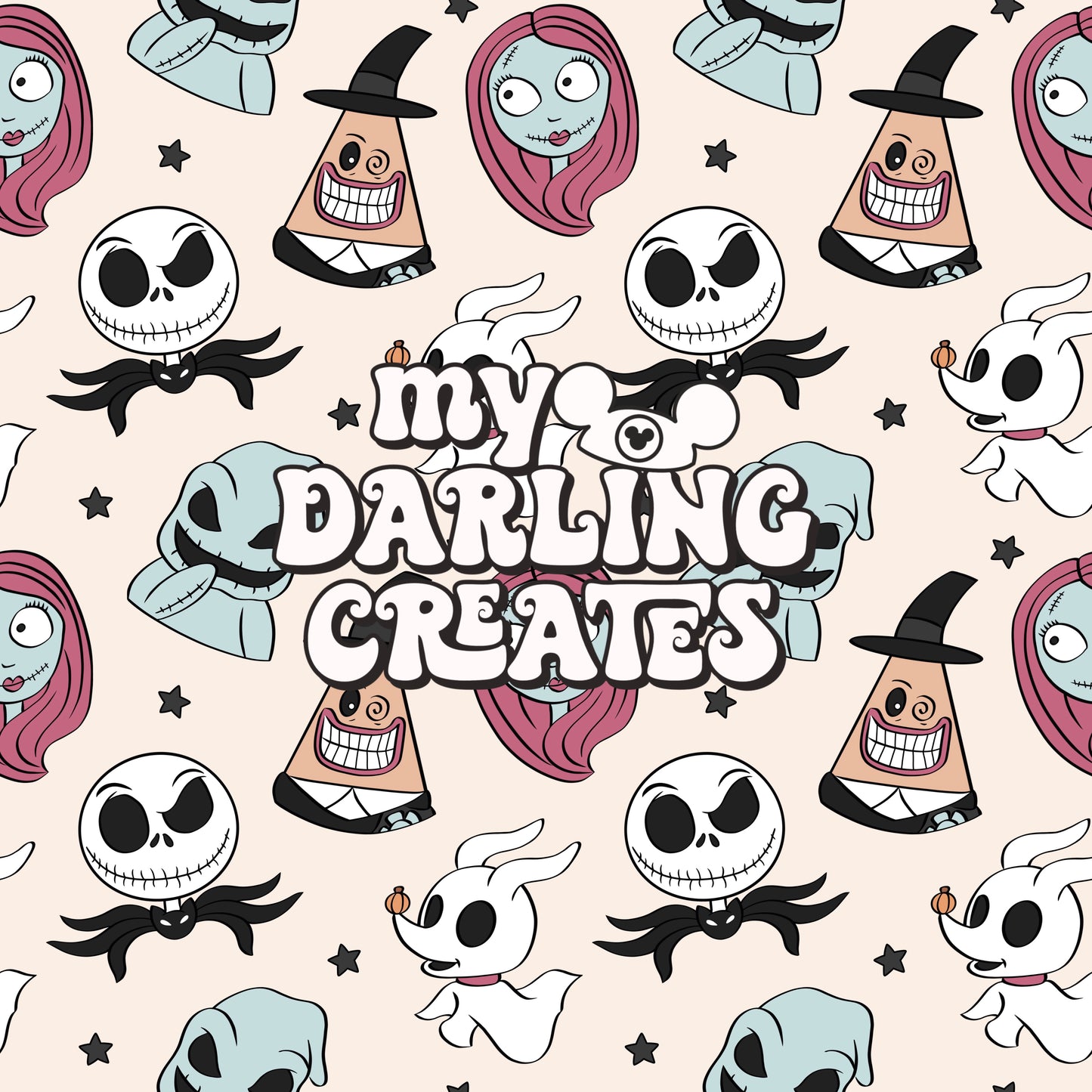 NBC Halloween Cream - Seamless File