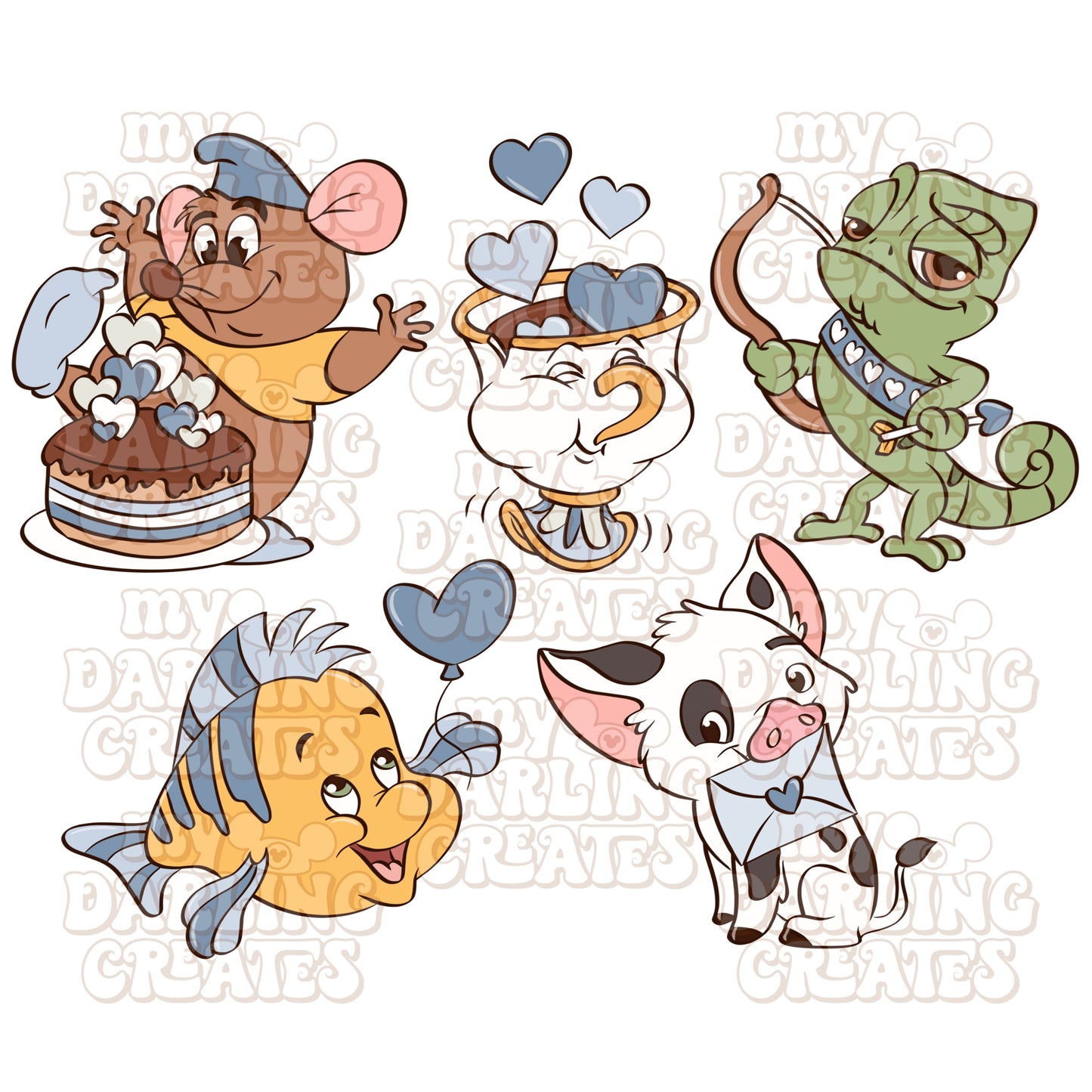 Sidekick Love Blue PNG