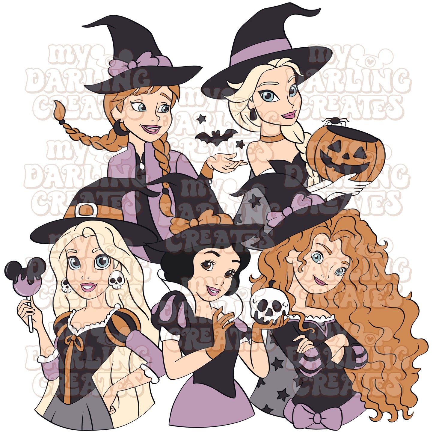Witch Princesses PNG