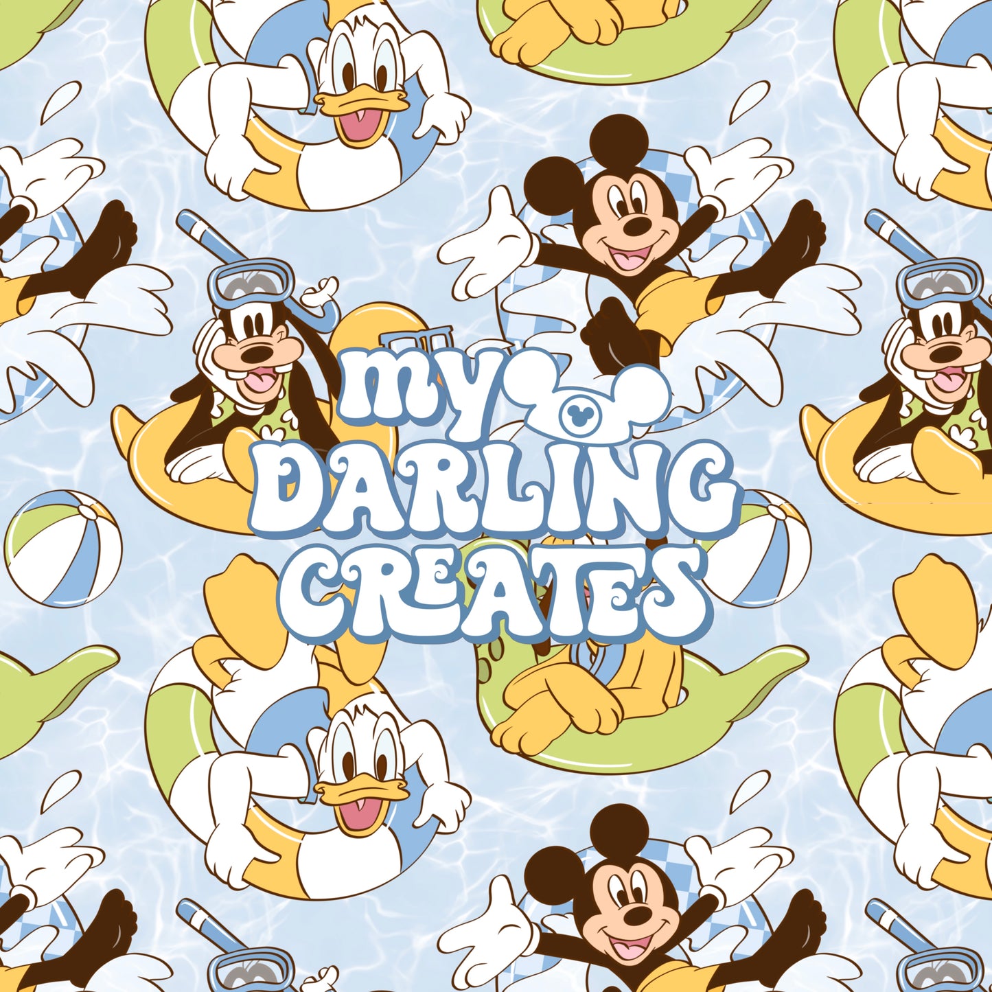 Pool Party Blue - Seamless File