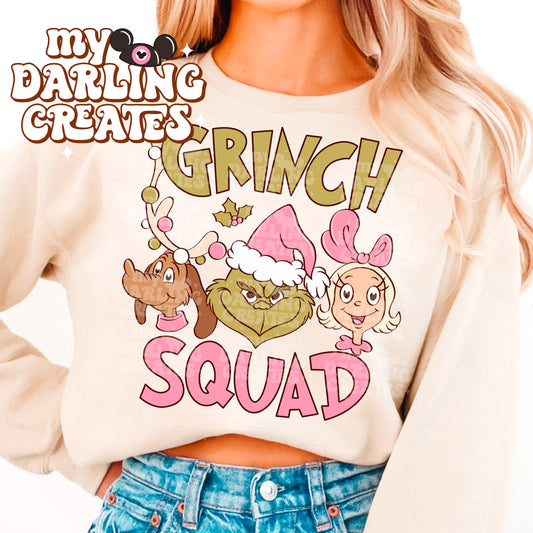 Pinkmas Green Guy Squad PNG Bundle