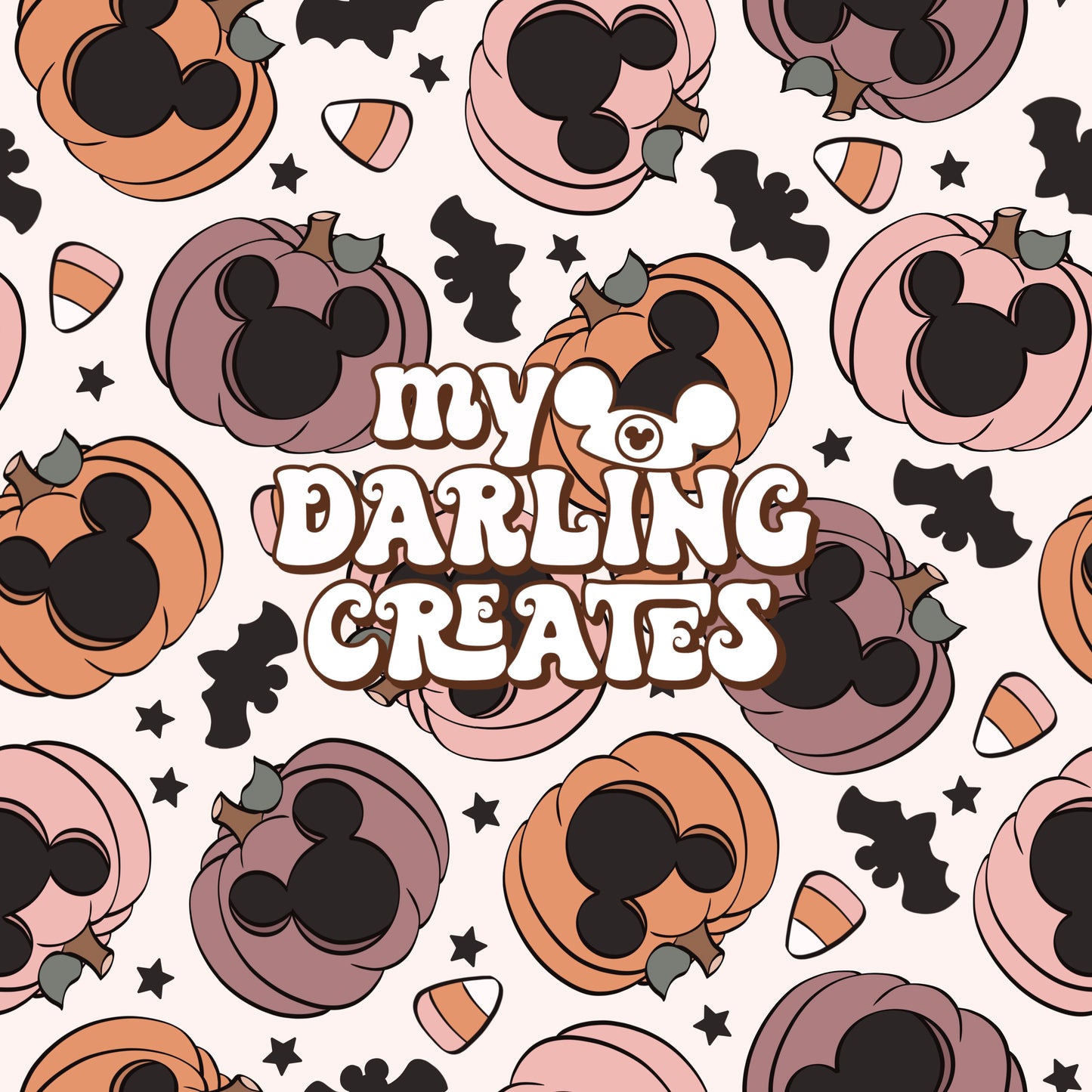 Purple Pumpkin Magic - Seamless File