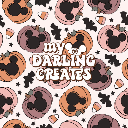 Purple Pumpkin Magic - Seamless File