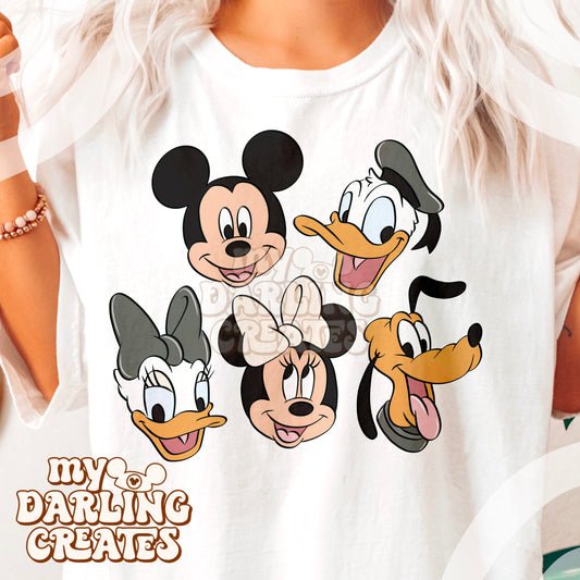 Lucky Mouse and Friends PNG