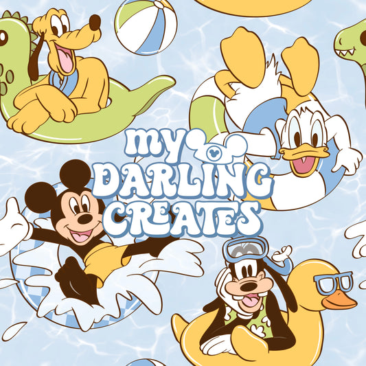 Pool Party Blue - Seamless File