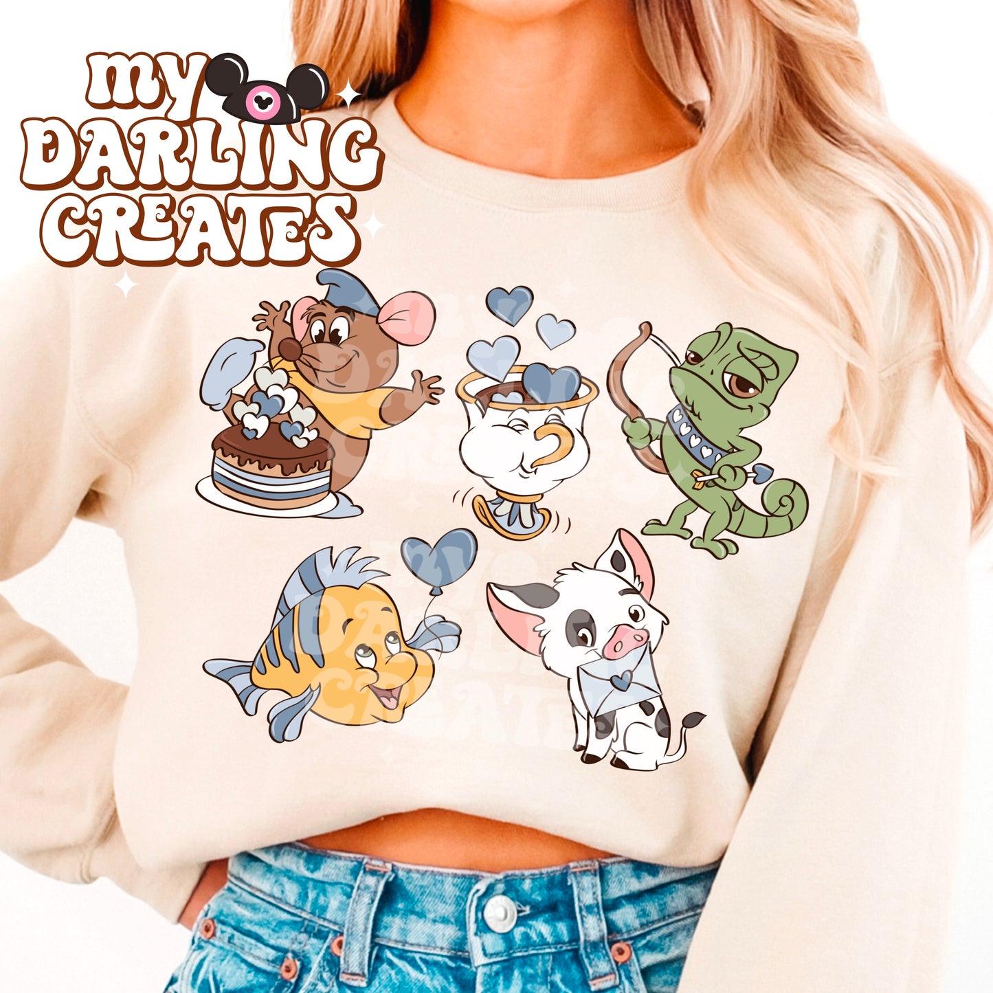 Sidekick Love Blue PNG