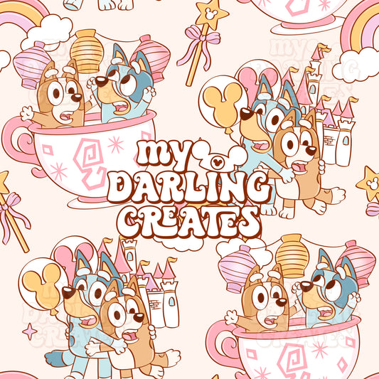 Magical Blue Sisters Cream - Seamless File