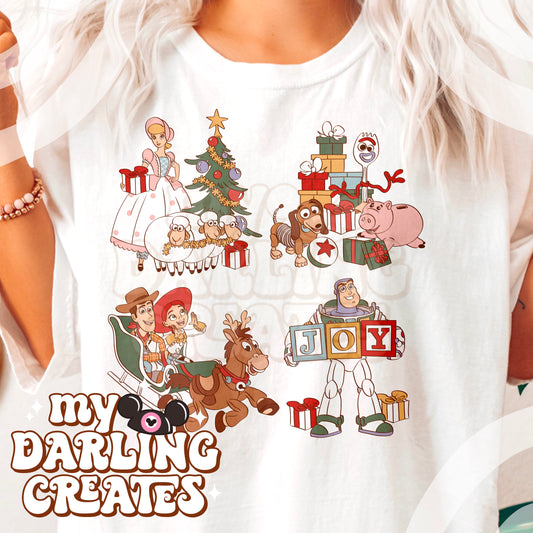 Merry Toys Collage PNG