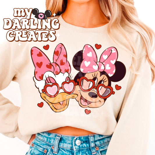 Bestie Love Pink PNG