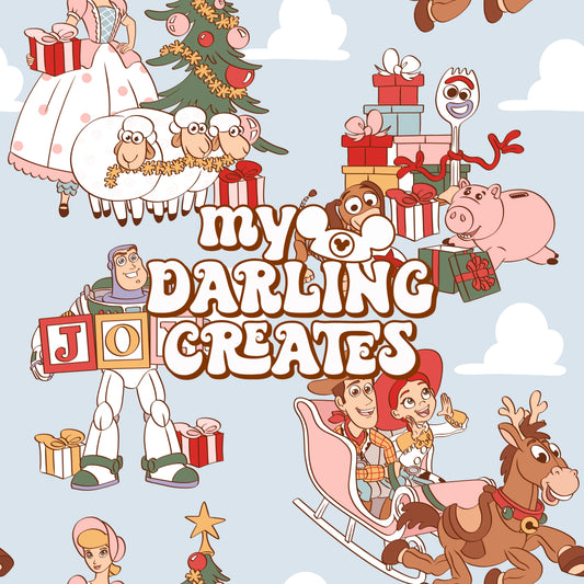 Merry Toys Girly Blue - Seamless File