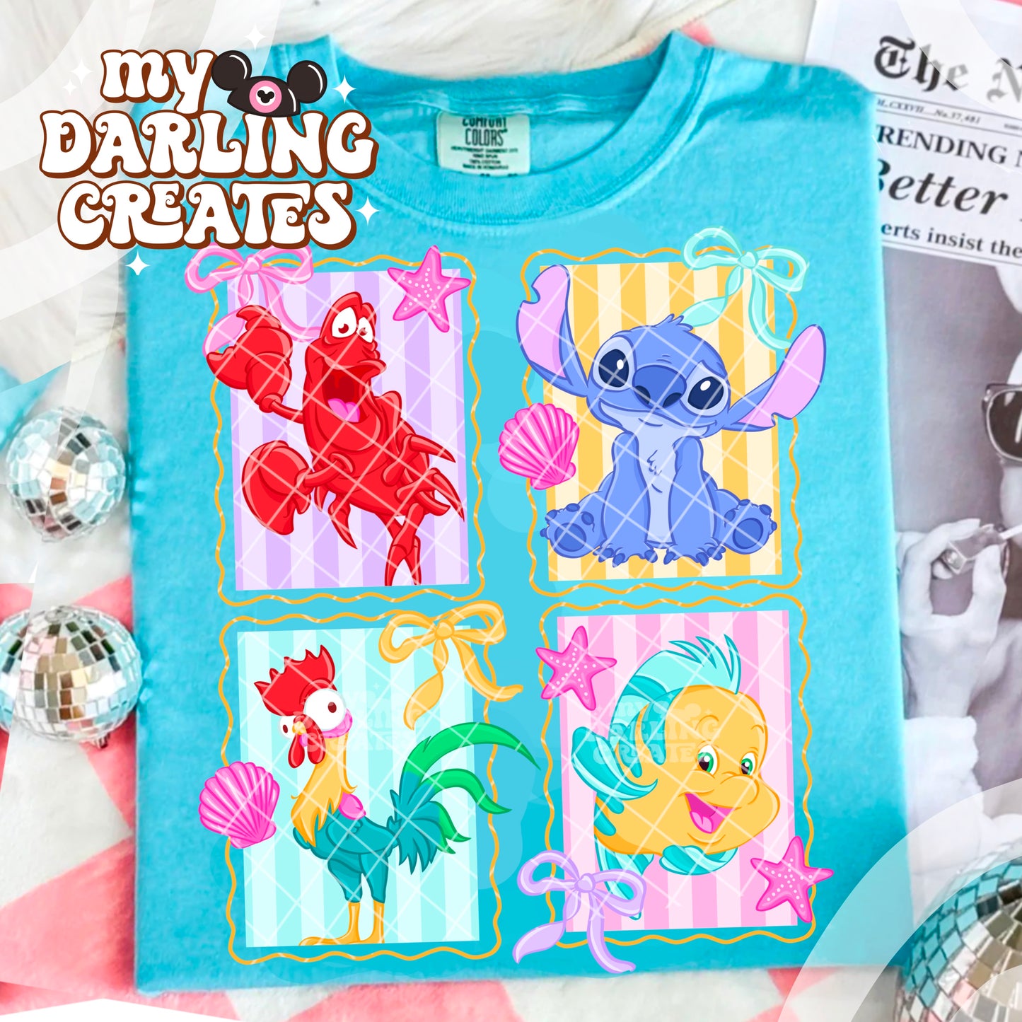 (5) Summer Coquette Friends PNG - Includes Separates