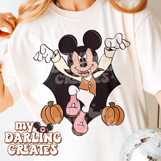 Vampire Mouse Pink PNG