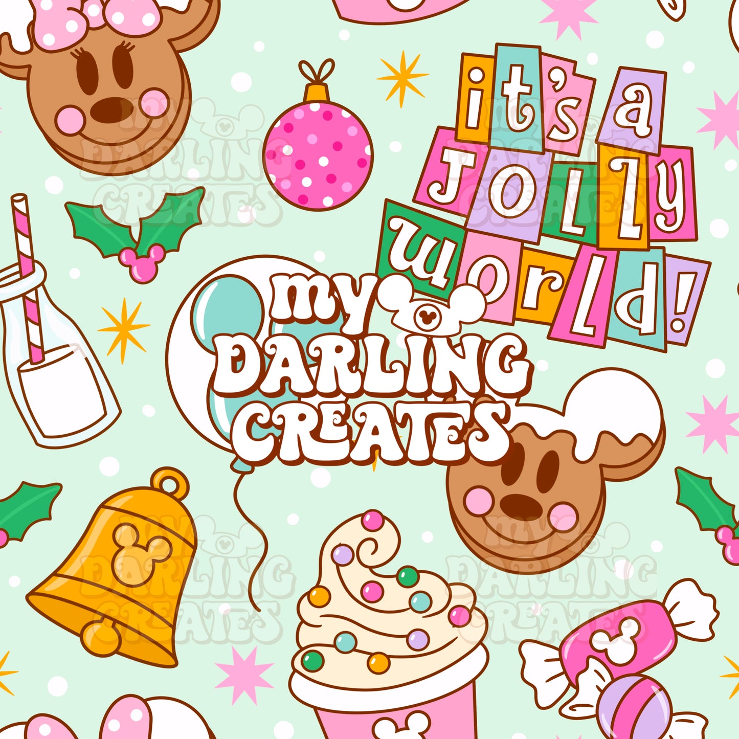 Jolly World Green - Seamless File