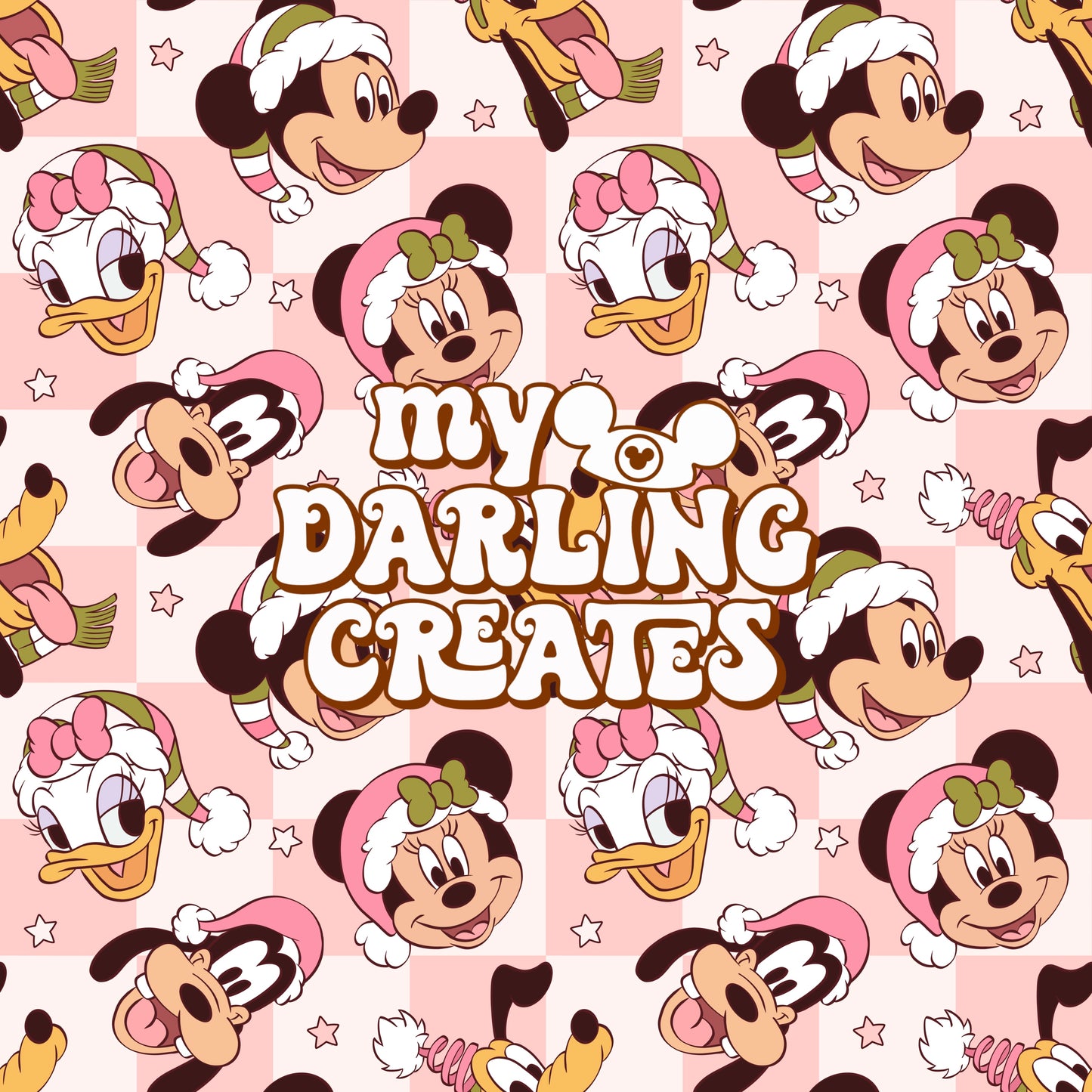Jolly Gang Pink Check - Seamless File