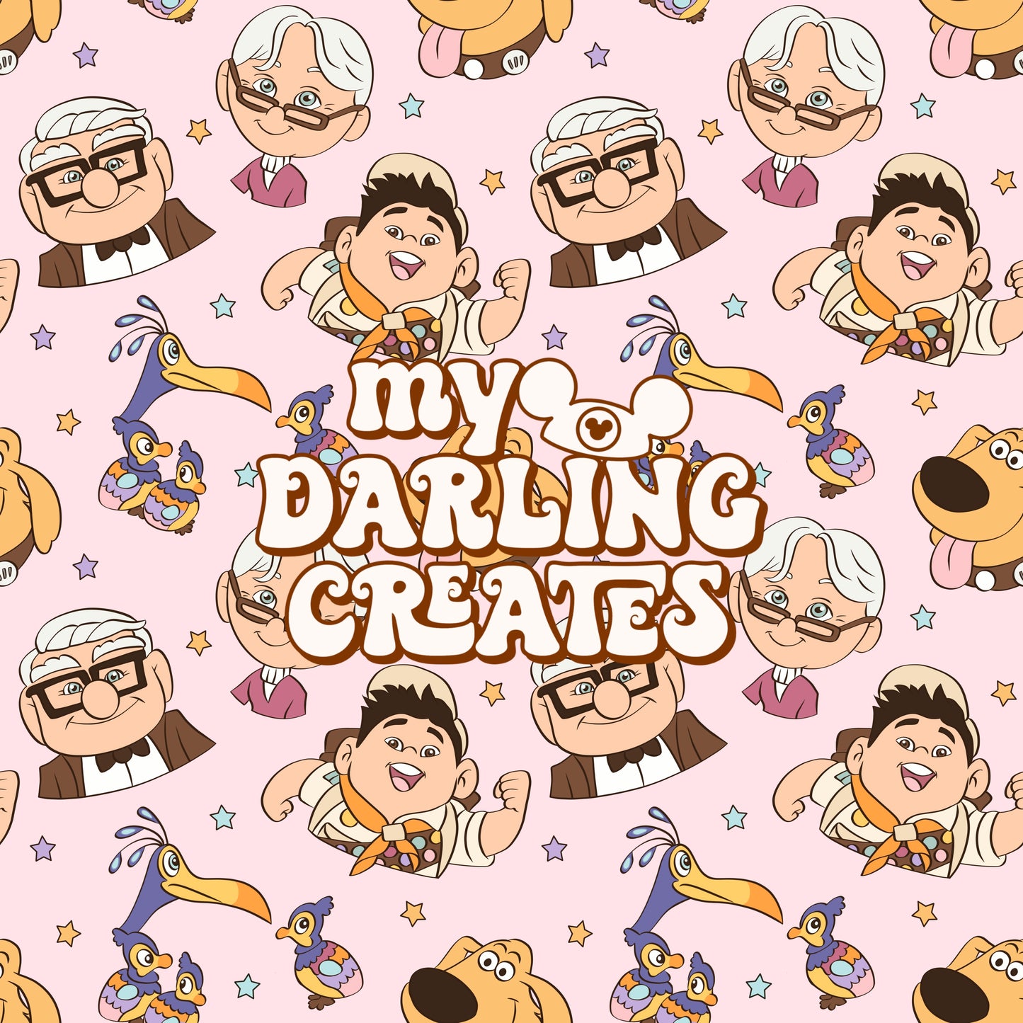 Adventure is Out There Pink - Seamless File