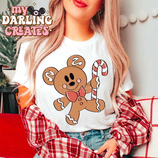 Merry Gingerbread Mouse PNG