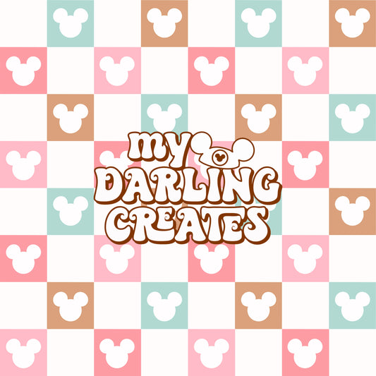 Holiday Mouse Check - Seamless File