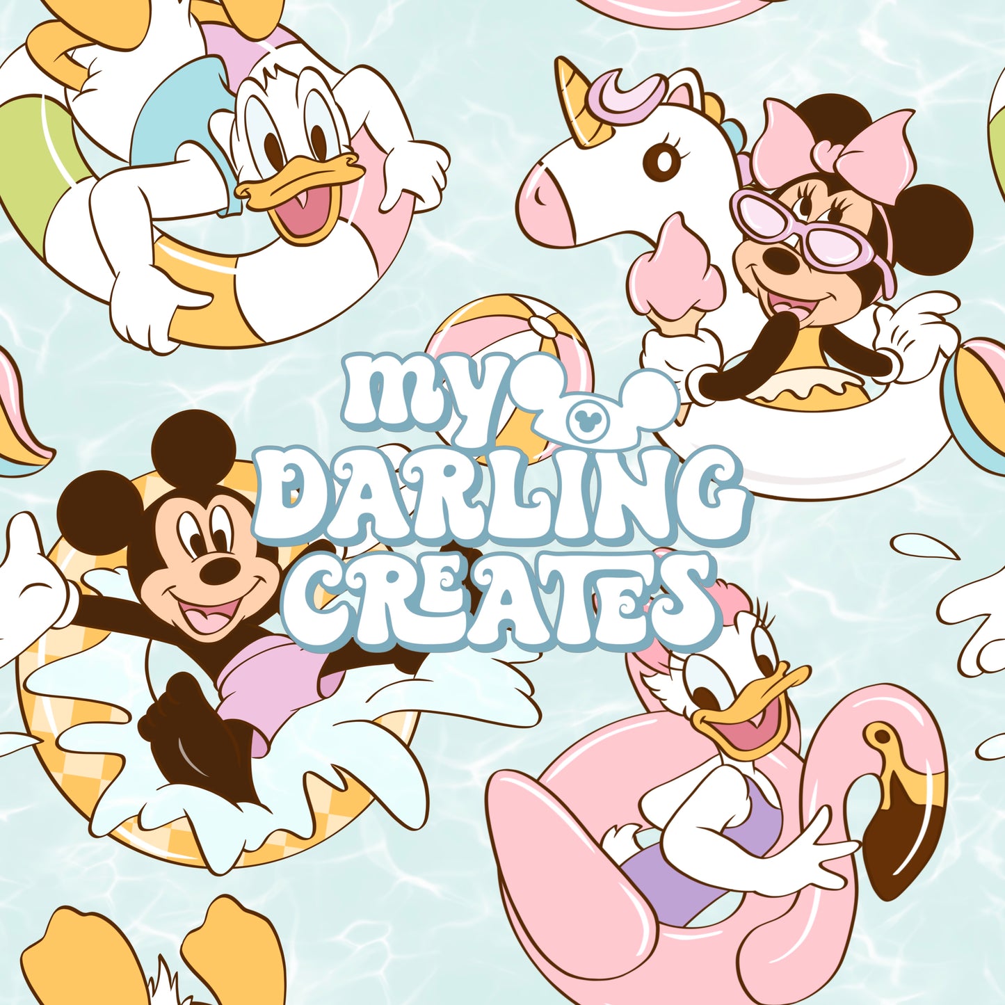 Pool Party Pink - Seamless File