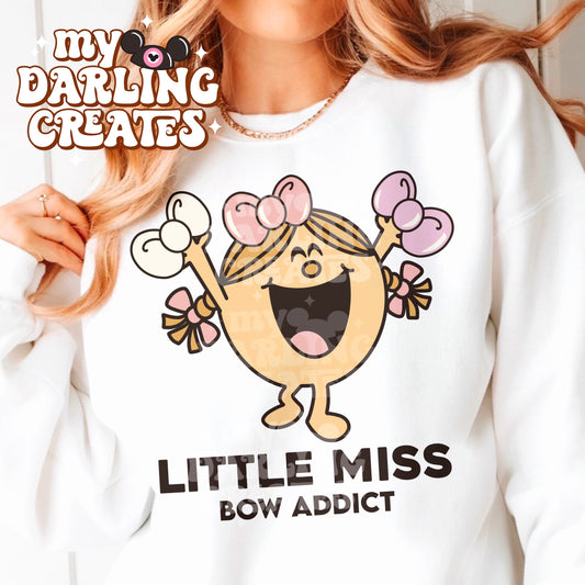 Little Miss Bow Addict PNG