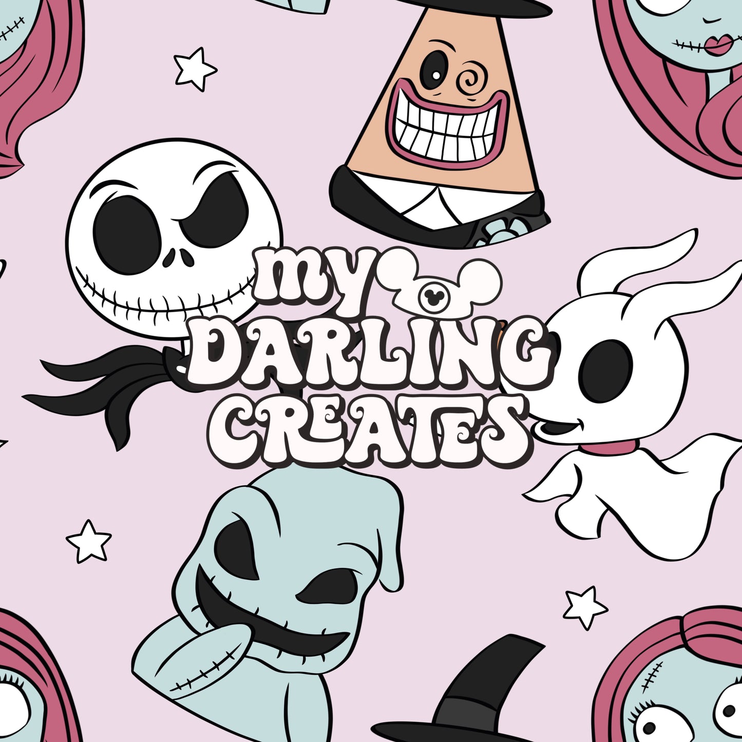 NBC Halloween Purple - Seamless File