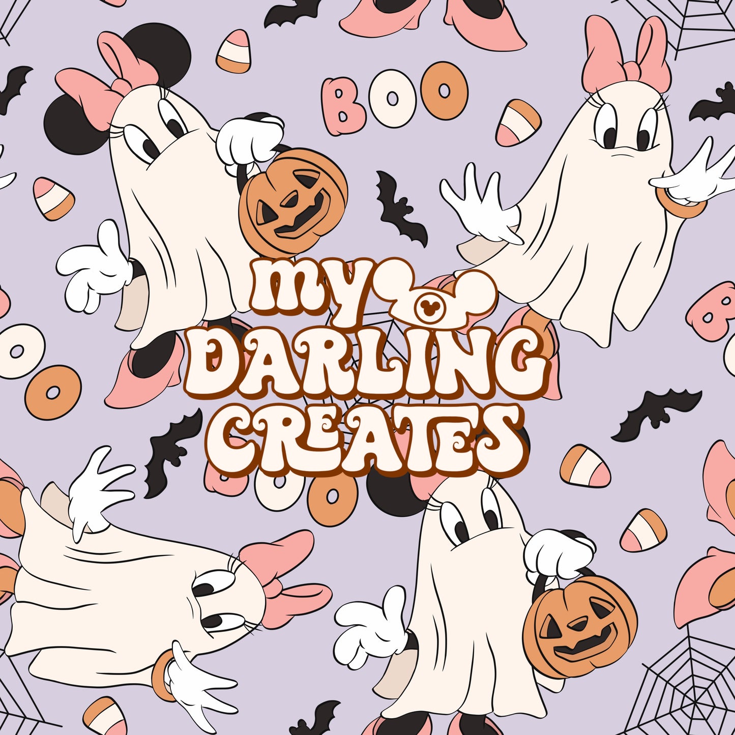 Let’s Go Ghouls Purple - Seamless File