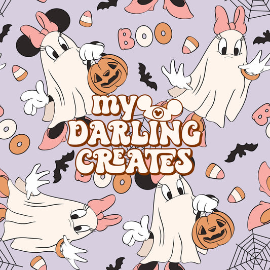 Let’s Go Ghouls Purple - Seamless File