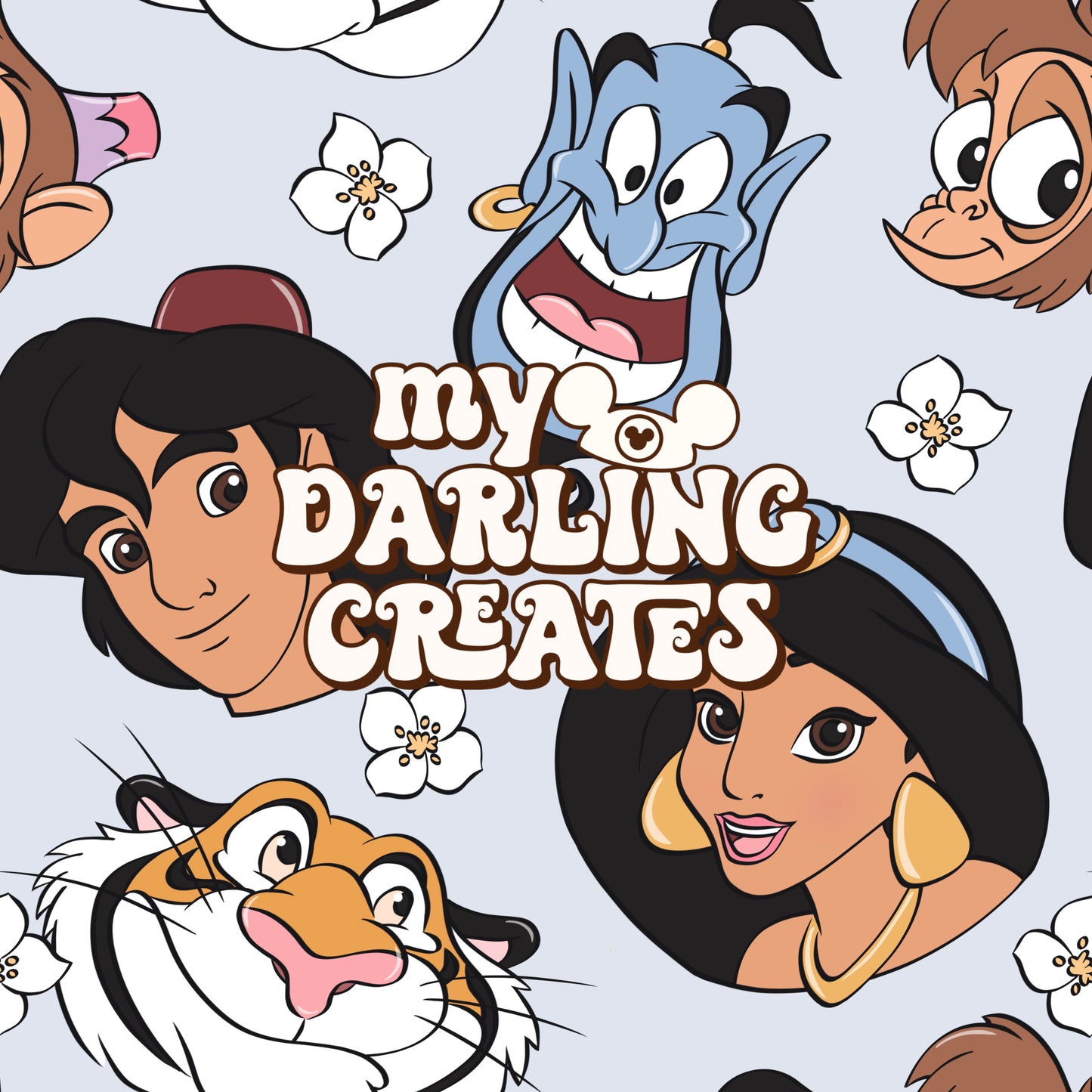 Lamp Friends Blue - Seamless File