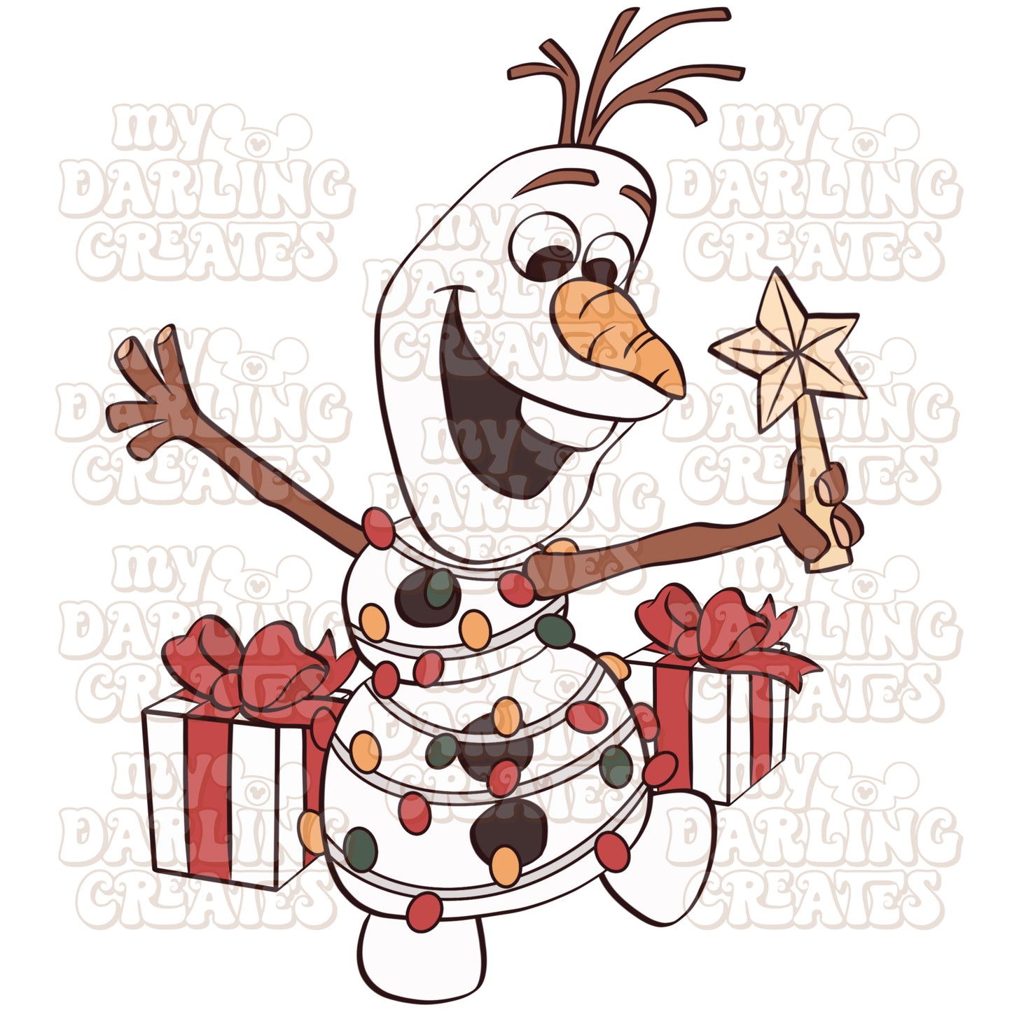 Snowman Tree Classic PNG