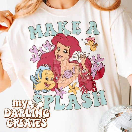 Make a Splash Blue PNG