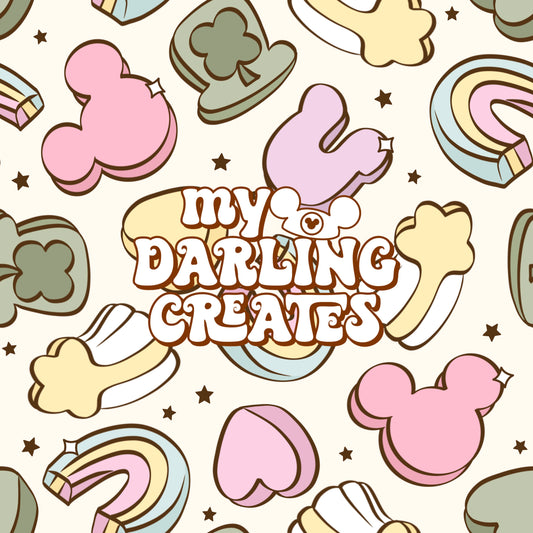 Happy Go Lucky Green - Seamless File