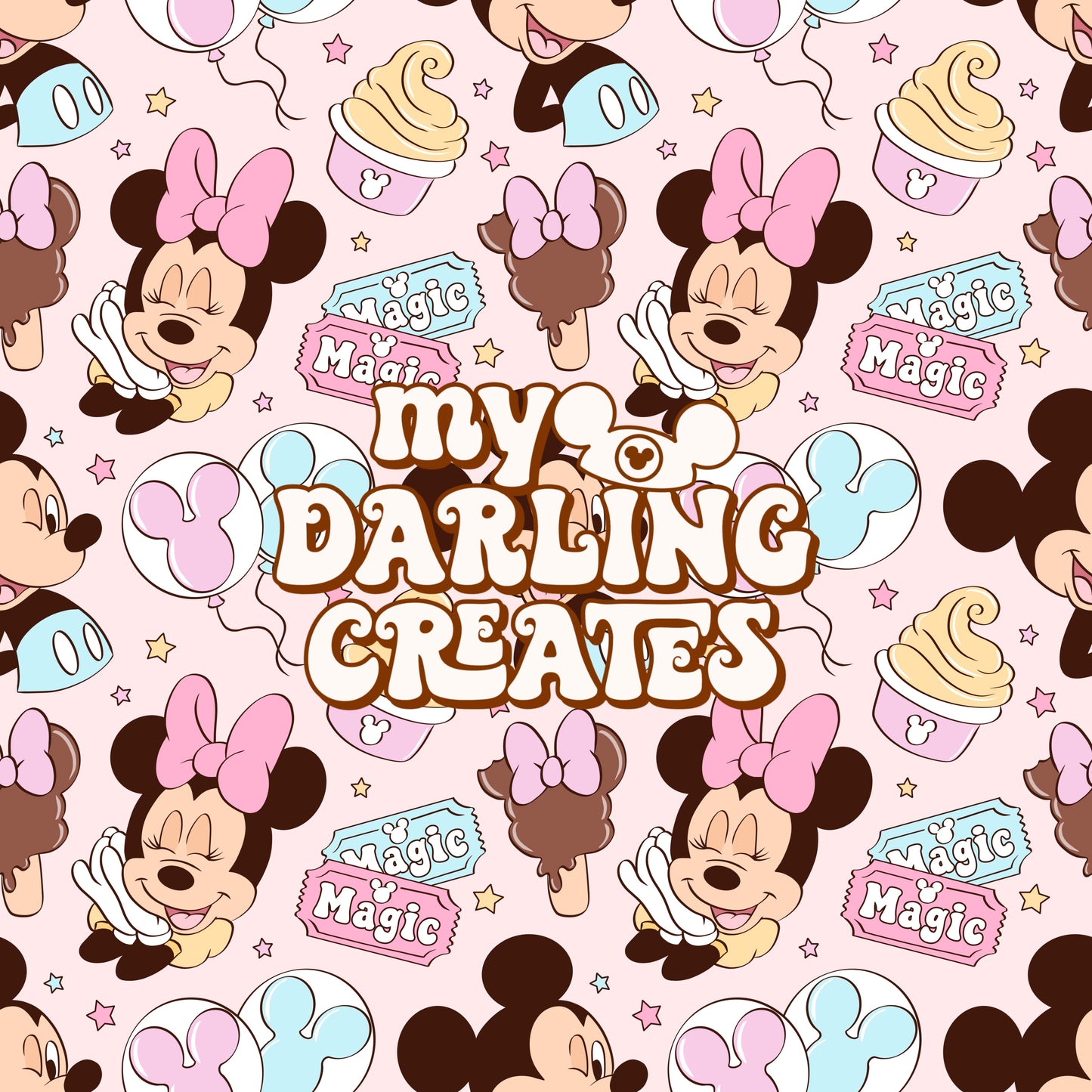 Girly Park Things Pink - Seamless File