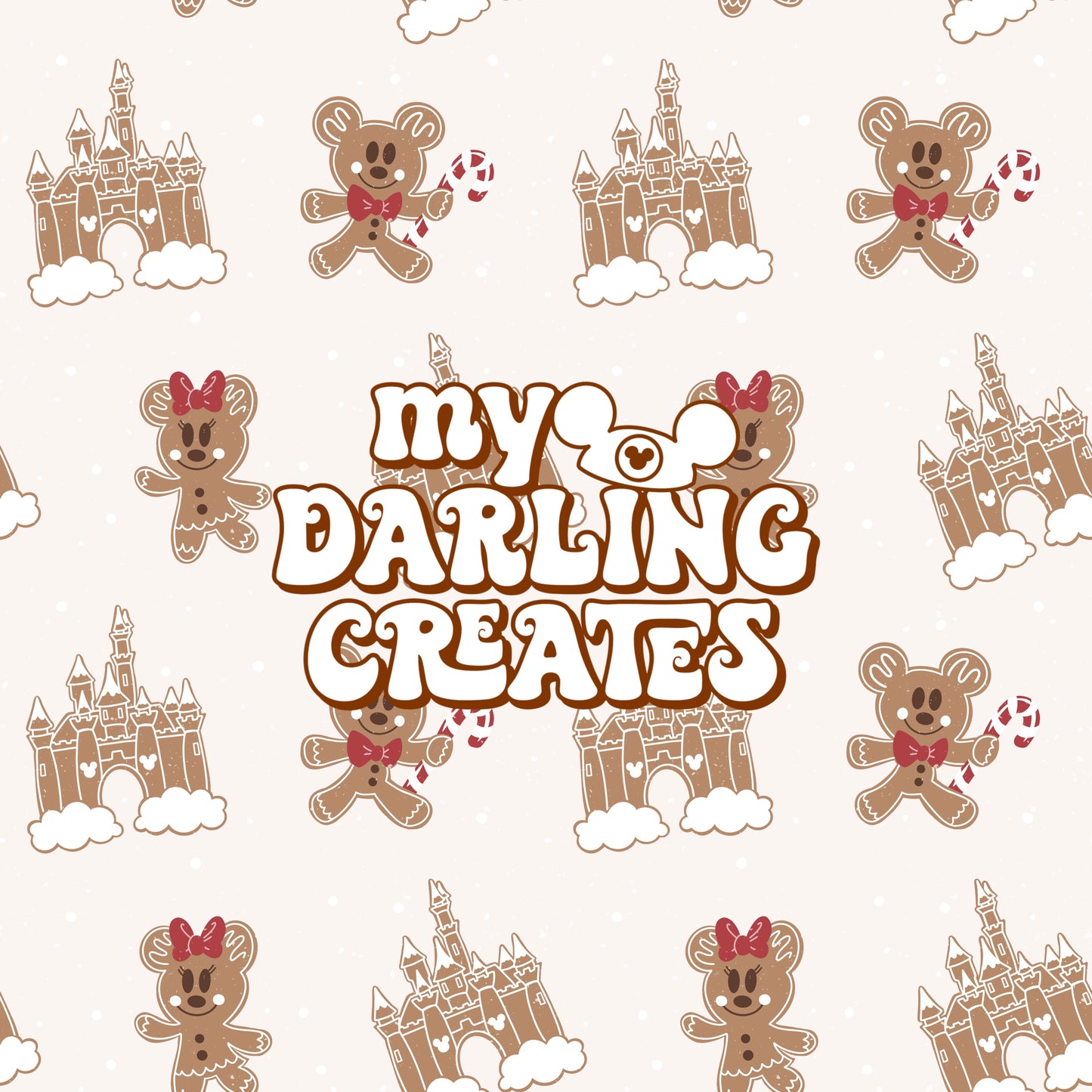 Gingerbread Mouse - Seamless File