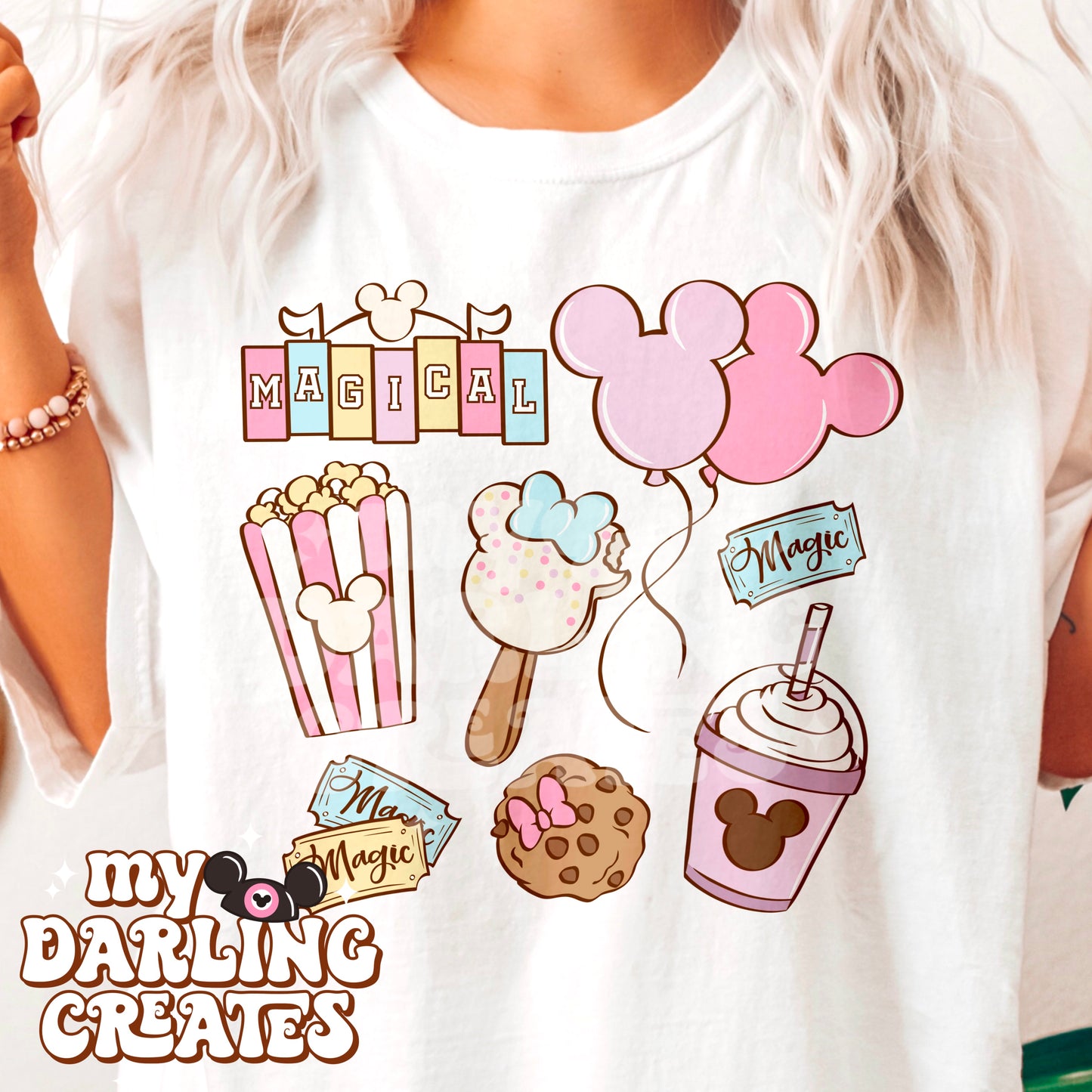 Pastel Park Snacks PNG