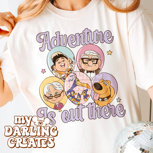 Adventure is Out There Purple Text PNG