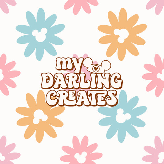 Summer Mouse Flowers - Seamless File