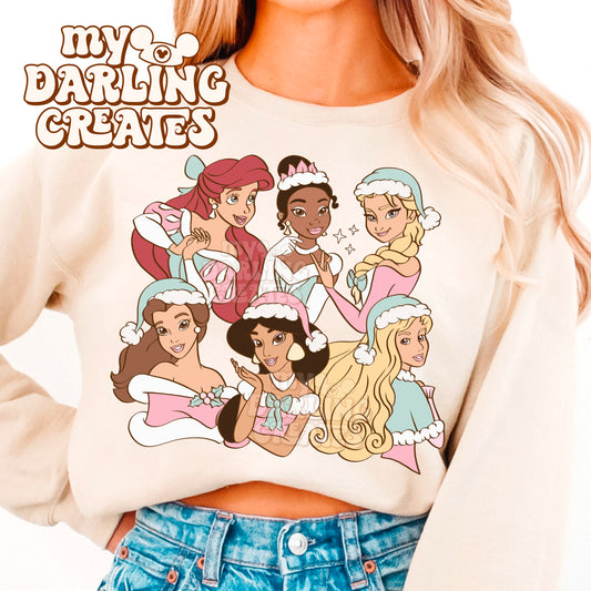 Winter Pastel Princess PNG