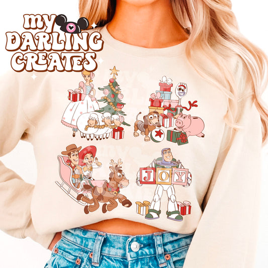Merry Toys Collage Pink PNG