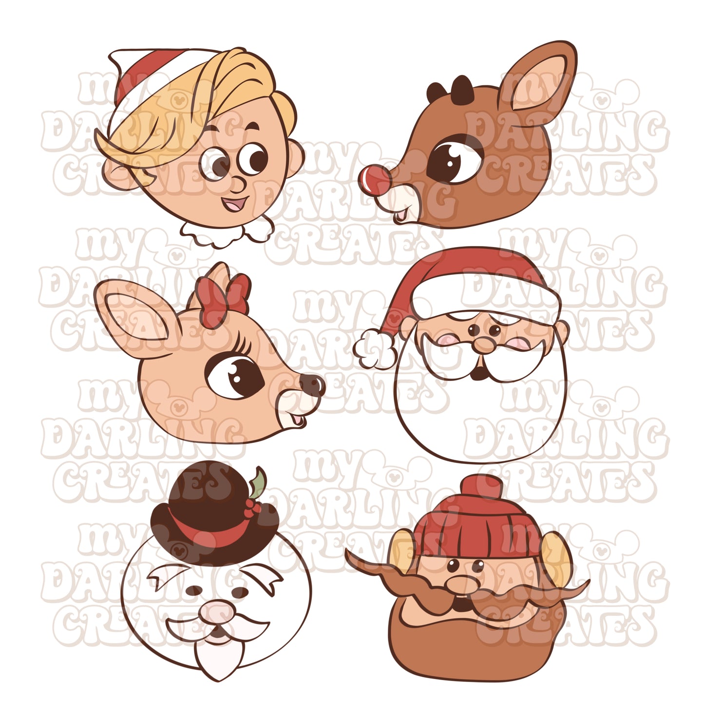 Reindeer and Friends PNG