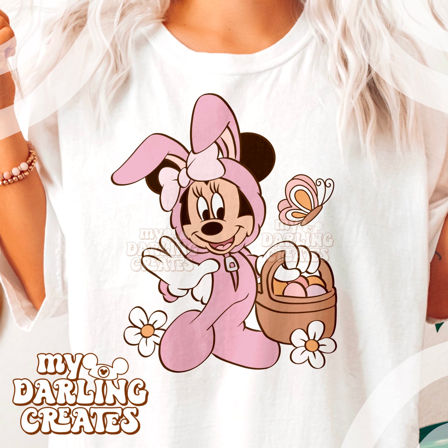Mouse Bunny Pink PNG