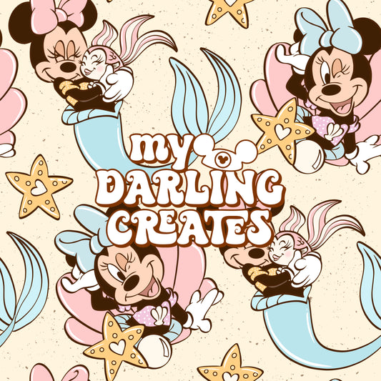 Mouse Mermaid - Seamless File