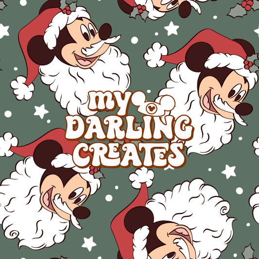 Classic Santa Mouse - Seamless File