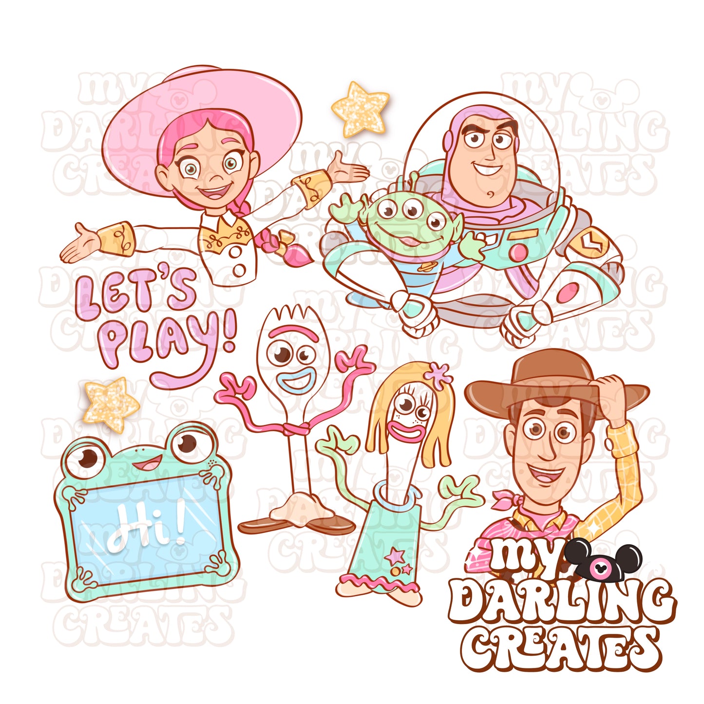 Toy Stories Girly (2) PNG