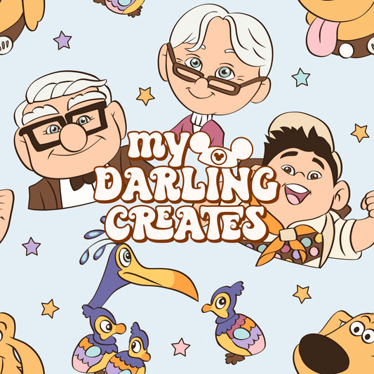 Adventure is Out There Blue - Seamless File