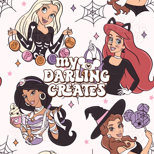 Spooky Princesses - Seamless File