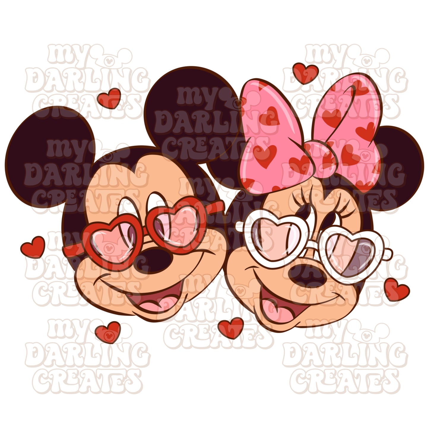 Love Struck Mouse Version Two PNG