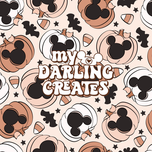 Neutral Pumpkin Magic - Seamless File