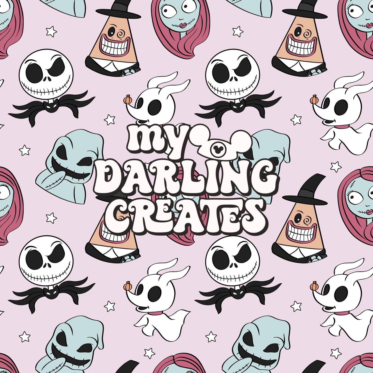 NBC Halloween Purple - Seamless File