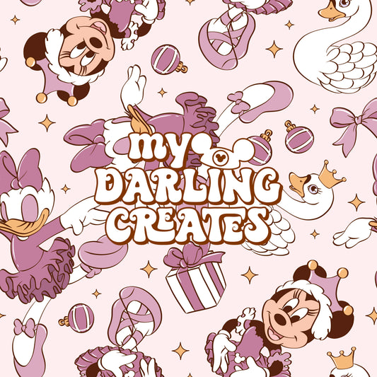 Ballerina Besties Plum - Seamless File