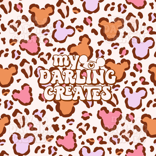 Girly Mouse Animal Print - Seamless File
